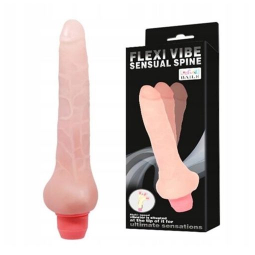 Vibrator Cyberskin Flexi Vibe Flesh 17 cm