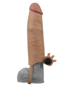 Prelungitor Penis Pleasure X-Tender Vibrating Penis Sleeve 18 cm