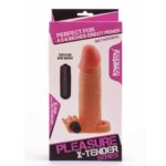 Prelungitor Penis Pleasure X-Tender Vibrating Penis Sleeve 18 cm
