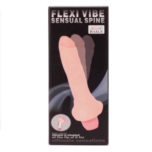 Vibrator Cyberskin Flexi Vibe Flesh 17 cm
