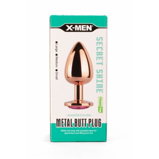 Butt Plug X-MEN Secret Shade Metal L