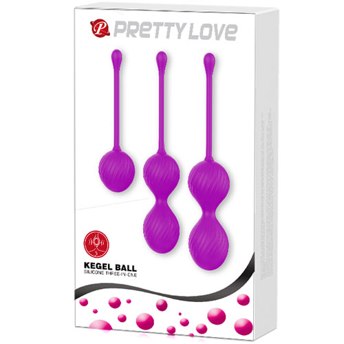 Bile Vaginale Pretty Love Kegel Balls Three in One 2