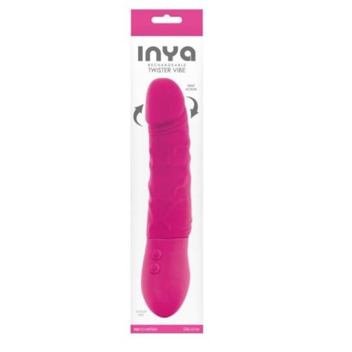 Vibrator Punctul G Inya Twister Pink - imagine 4
