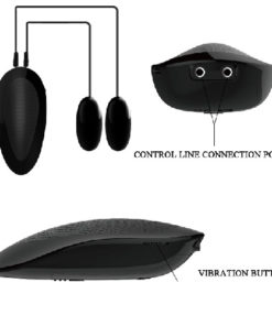 Imagine-cu-Masturbator-cu-vibratii-Men's-Toy-Tighten,-Shrink,-double-vibrating-bullets-telecomanda-si-oua-vibratoare