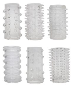 Set Mansoane Penis Red Roses 6 buc