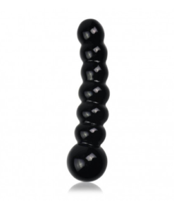 Dildo din Sticla Glass Romance Lovetoy negru