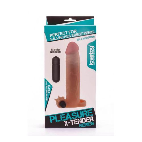 Prelungitor Penis cu Vibratii Pleasure Xtender