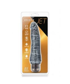 Vibrator Realistic Jet Obsidian Blush