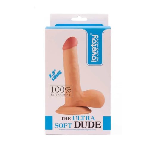Dildo Realistic Ultra Soft Long Dude 19 cm