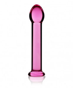 Dildo de sticla Glass Romance Lovetoy roz