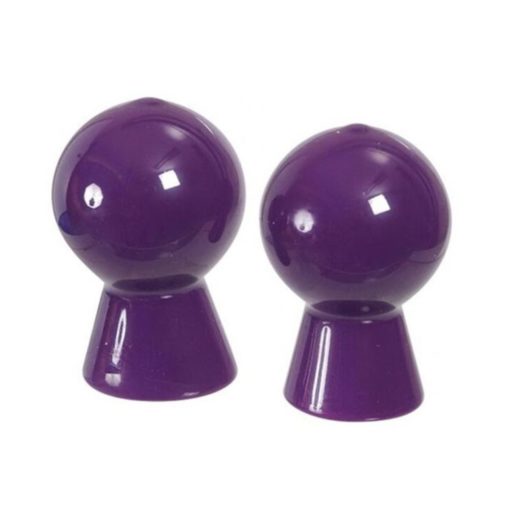 Nipple Sucker Pair in Shiny Purple