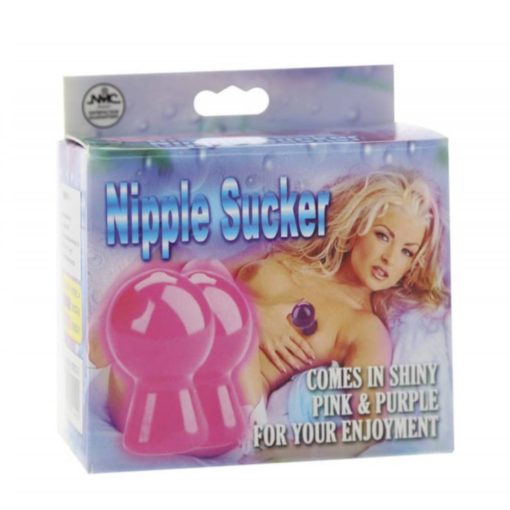Nipple Sucker Pair in Shiny Purple