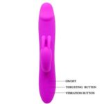 Vibrator Rabbit Pretty Love Natural Motion silicon