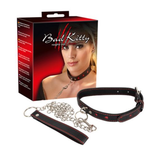 Lesa Bad Kitty Collar And Leash