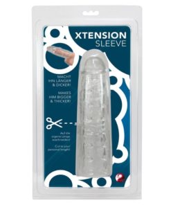 Prelungitor Penis XTension Sleeve Transparent 22 cm