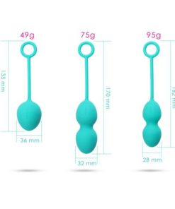 Set de bile kegel Nova Balls Exercisers Svakom dimensiuni