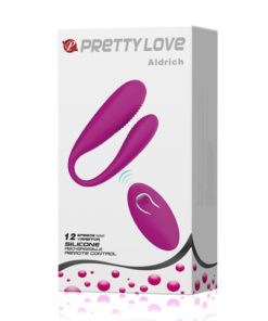 Vibrator de cuplu Pretty Love Aldrich ambalaj