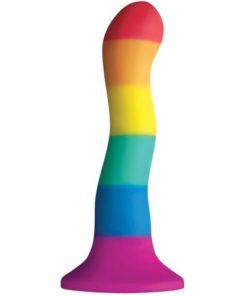 dildo curcubeu cu ventuza Colours Pride Edition