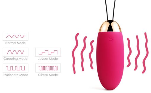 functiile de vibratie ale oului vibrator Elva Svakom