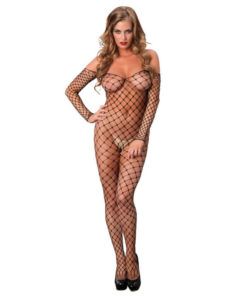 Catsuit Off The Shoulder Bodystocking Black