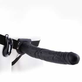 strap on Vibrating Hollow Fetish Fantasy black