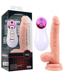 vibrator cu ventuza realistic Pure Naturally Vibration PSY 6.8 inch ambalaj