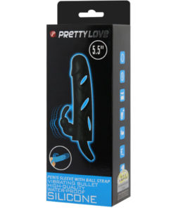 Prelungitor Penis cu Vibratii Pretty Love Silicon ambalaj