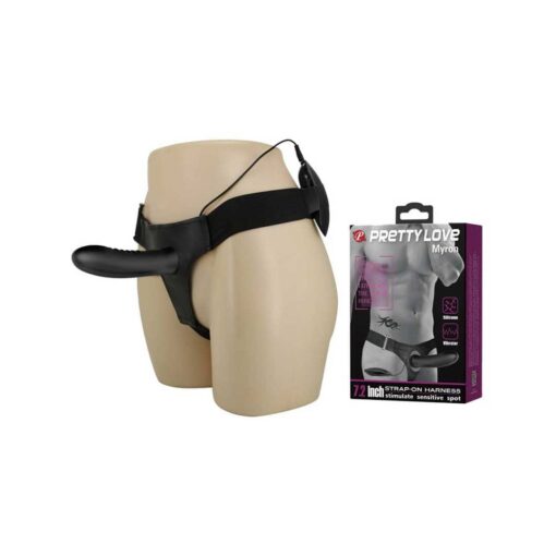 Strap on cu vibratii pentru barbati Myron Pretty Love aqlt