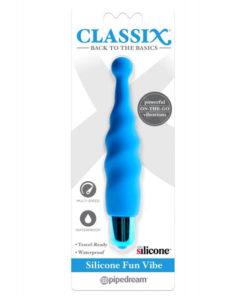 Vibrator Silicon Fun Vibe Blue