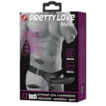 strap on cu vibratii pentru barbati Myron Pretty Love ambalaj