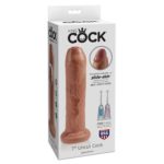 Dildo Realistic Uncut King Cock 7 INCH ambalaj
