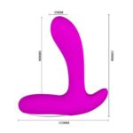 Masator Prostata Backie Pretty Love dimensiuni