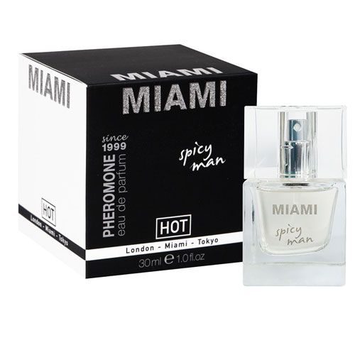 Parfum cu Feromoni Miami Spicy Man ambalaj
