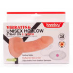 Strap On Vibrating Unisex Hollow 6.5 INCH Lovetoy ambalaj