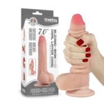 Dildo Realistic Sliding Skin Bendable Densitate Dubla 18 cm