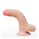 Dildo Realistic Sliding Skin Bendable Densitate Dubla 18 cm