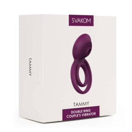 Inel Penis cu Vibratii Svakom Tammy Violet