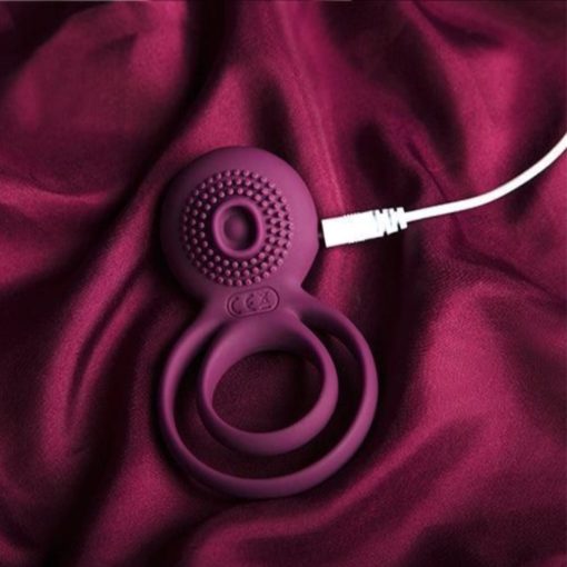 Inel Penis cu Vibratii Svakom Tammy Violet
