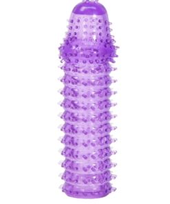 Manson Penis Super Stretch Lilac Silicone Sleeve 15 cm