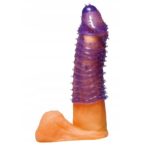 Manson Penis Super Stretch Lilac Silicone Sleeve 15 cm