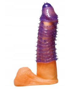 Manson Penis Super Stretch Lilac Silicone Sleeve 15 cm