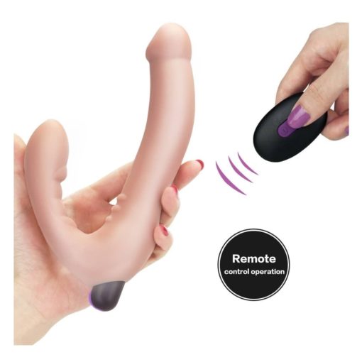 Strap On Vibrator Rechargeable Joy 20 cm