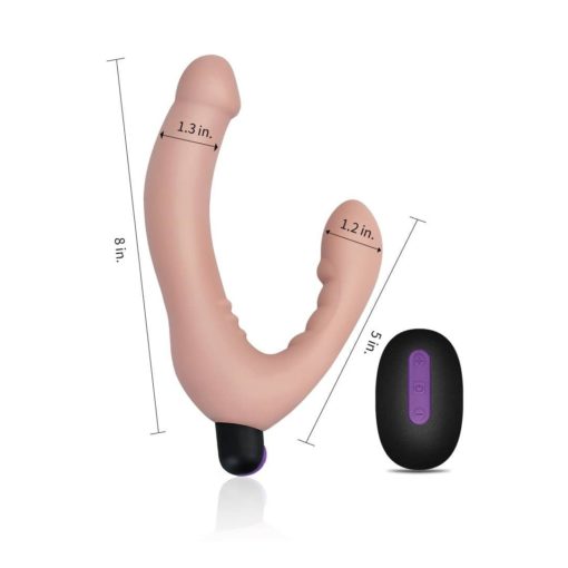Strap On Vibrator Rechargeable Joy 20 cm