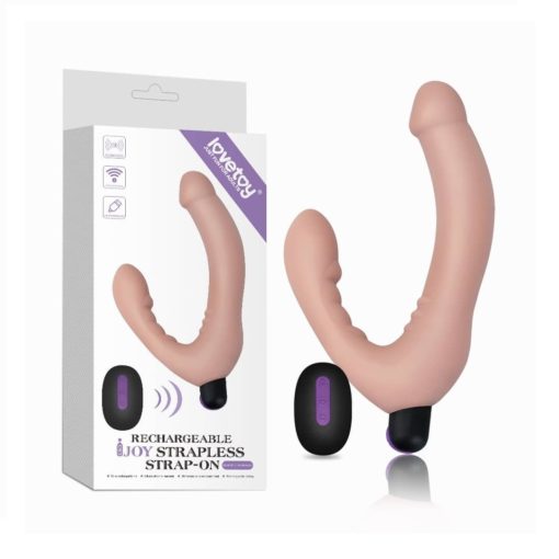 Strap On Vibrator Rechargeable Joy 20 cm