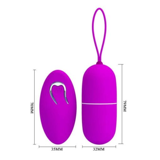 Ou Cu Vibratii Cu Telecomanda Wireless Pretty Love Arvin Purple