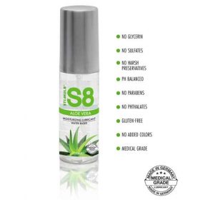 Lubrifiant pe Baza de Apa Stimul8 Aloe Vera 1