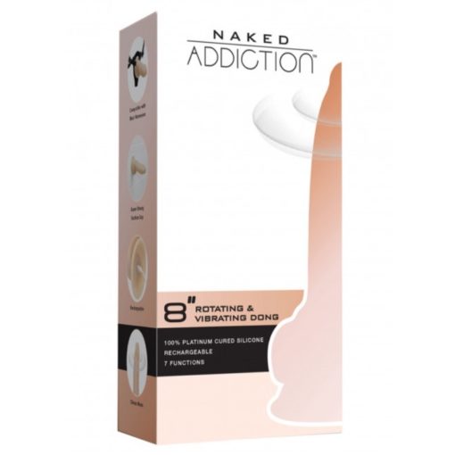 Vibrator cu Ventuza si Rotatii Naked Addiction