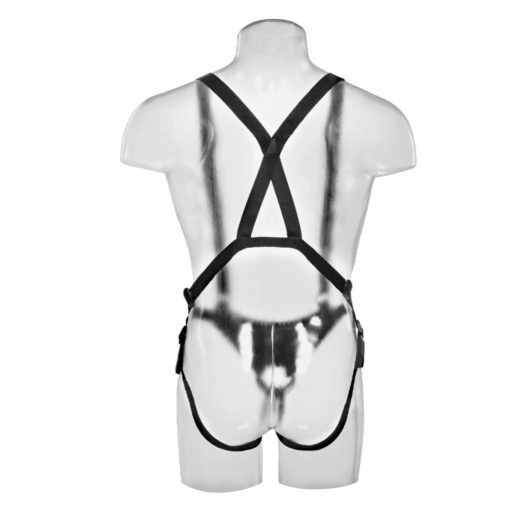 Strap-On Barbati King Cock Hollow Suspender System 28 cm