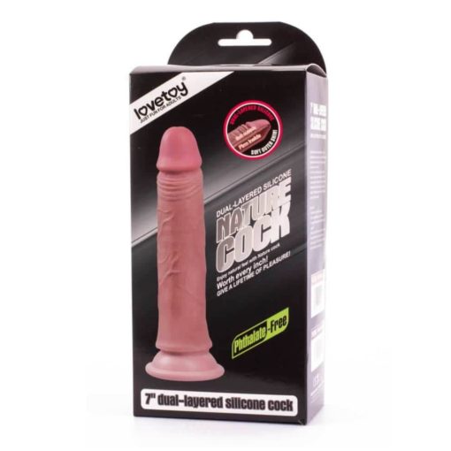 Dual Layered Platinum Silicone Cock