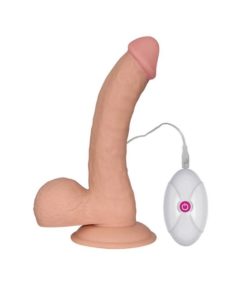 Vibrator Realistic Cu Telecomanda The Ultra Soft Dude 8.8 inch